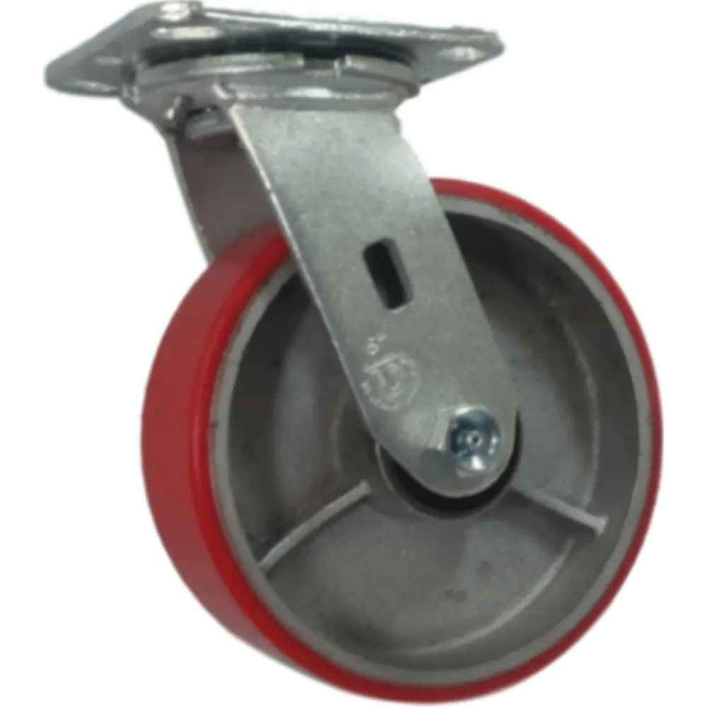 6" X 2" Polyon Cast Wheel Swivel Caster Medium Heavy Duty - 1200 Lbs. Cap. 1