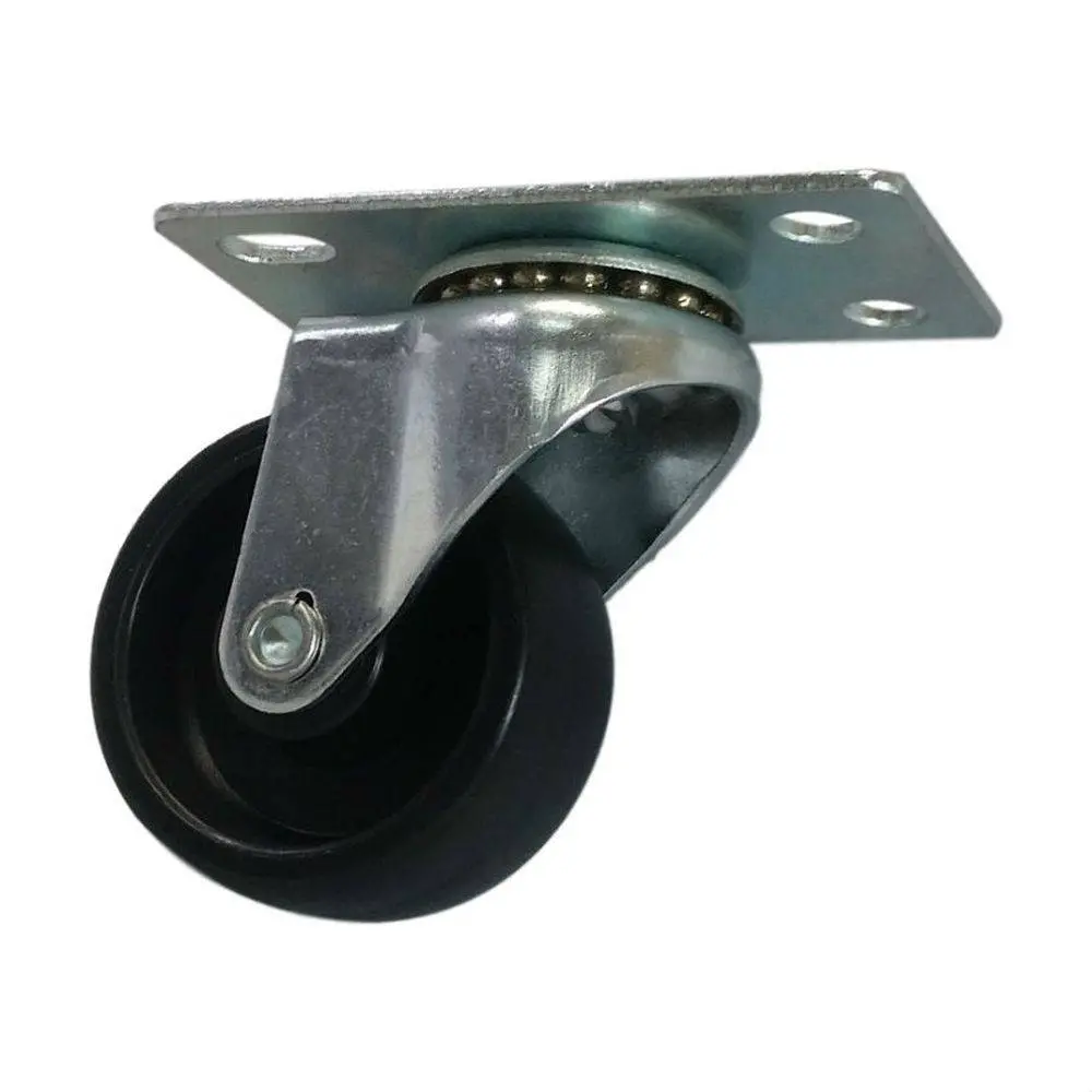 2" X 13/16" Polyolefin Wheel Swivel Caster - 80 Lbs. Capacity 1