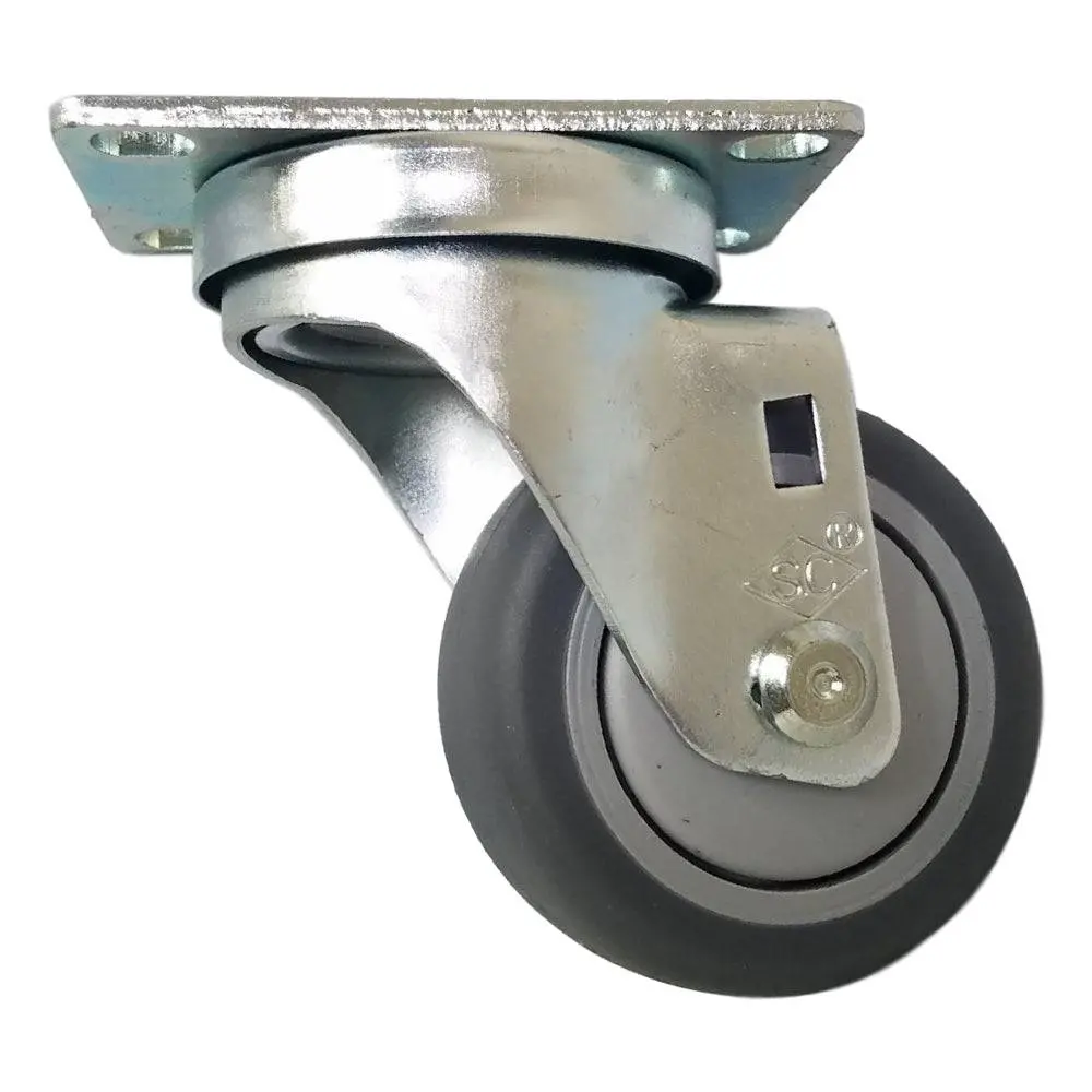 3" X 1-1/4" Thermo-Pro Wheel Swivel Caster W/ Swivel Dust Cap - 210 Lbs. Cap. 1