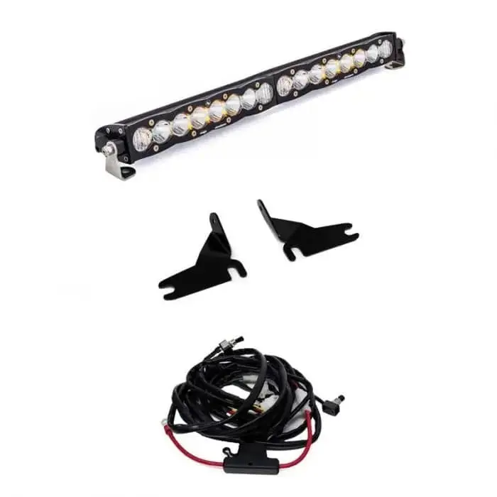 2019 Chevy Silverado S8 Grille Mount With 20" S8 Led Light Bar 1