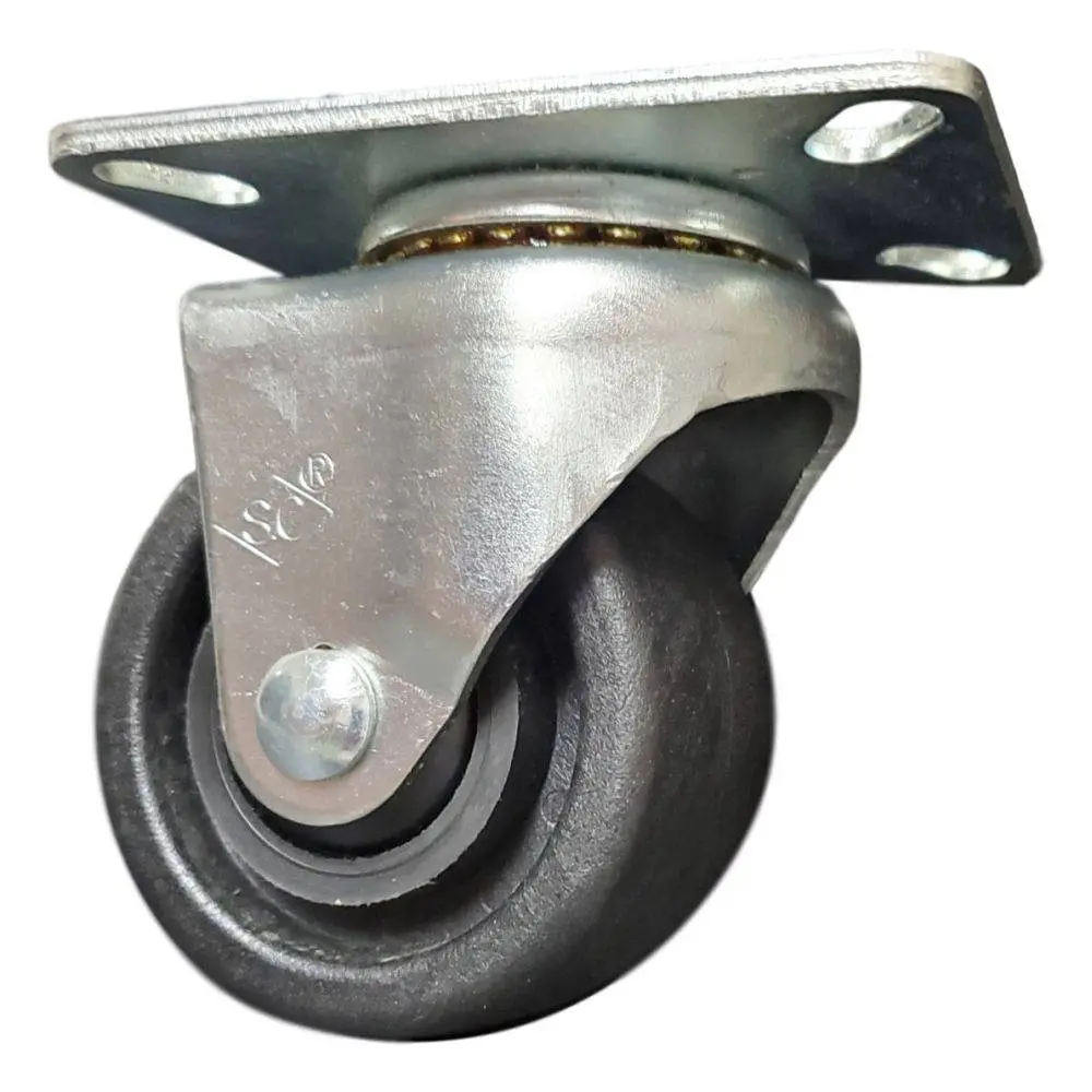 3" X 1-13/16" Maxrok Whl Low Profile Swivel Caster 500 Lbs. Cap., Sealed Bearing 1
