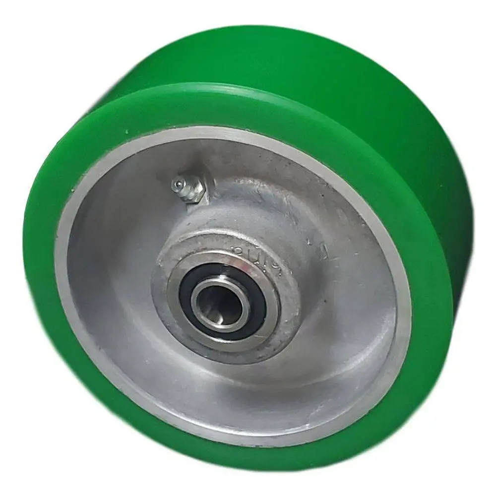 6" x 2" Polyon Aluminum Rigid Caster – 1200 lb Capacity
