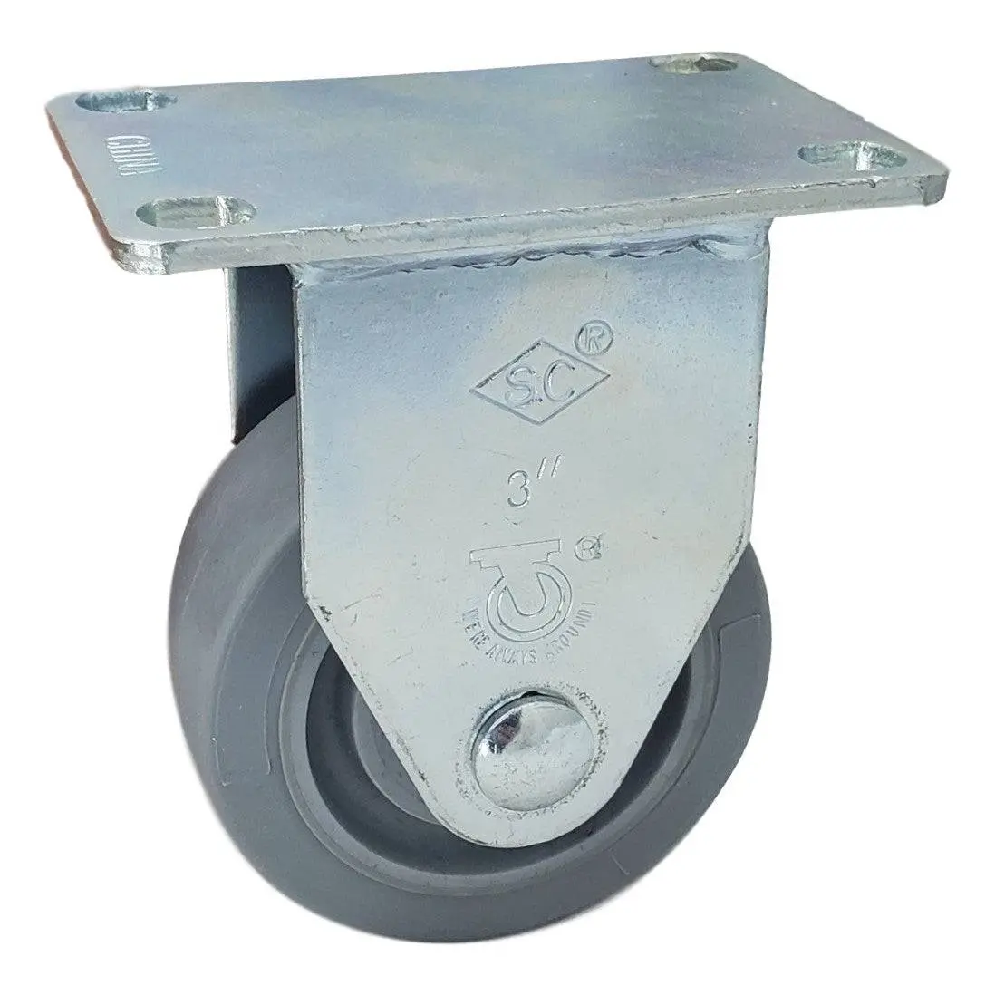 3" X 1-1/4" Nomadic Wheel Rigid Caster - 300 Lbs. Capacity 1