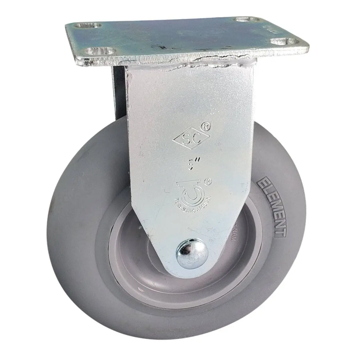 5" X 1-1/4" Element Wheel Rigid Caster- 250 Lb. Cap 1
