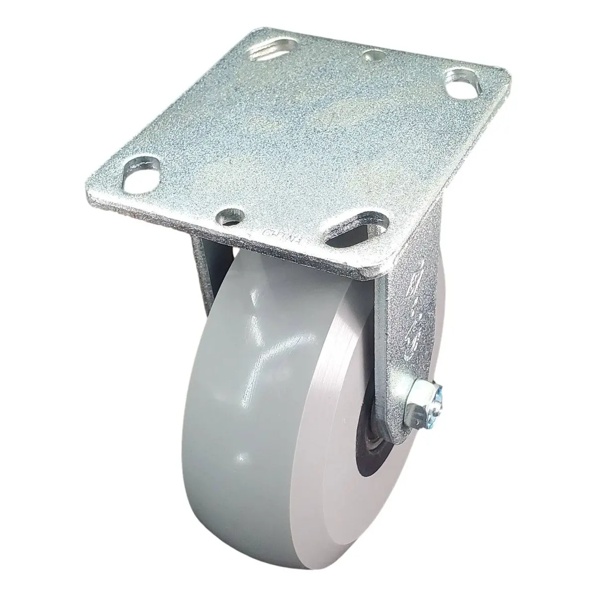 6" X 2" Ergolastomer Wheel Rigid Caster - 1250 Lbs. Capacity 2