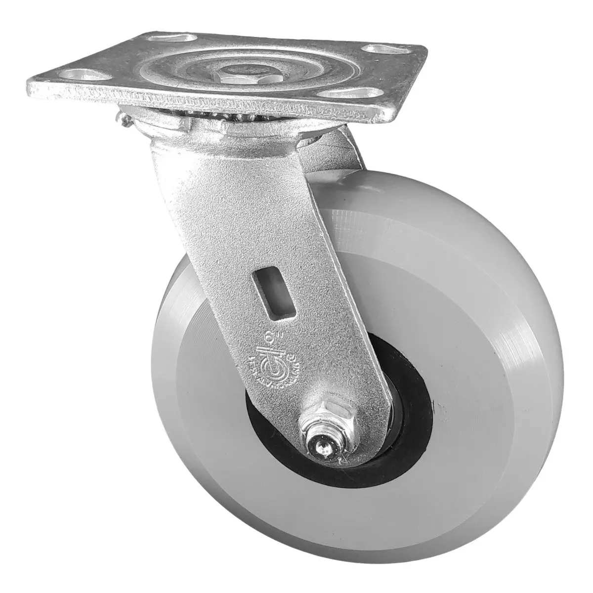 6" X 2" Ergolastomer Wheel Swivel Caster - 1250 Lbs. Capacity 1