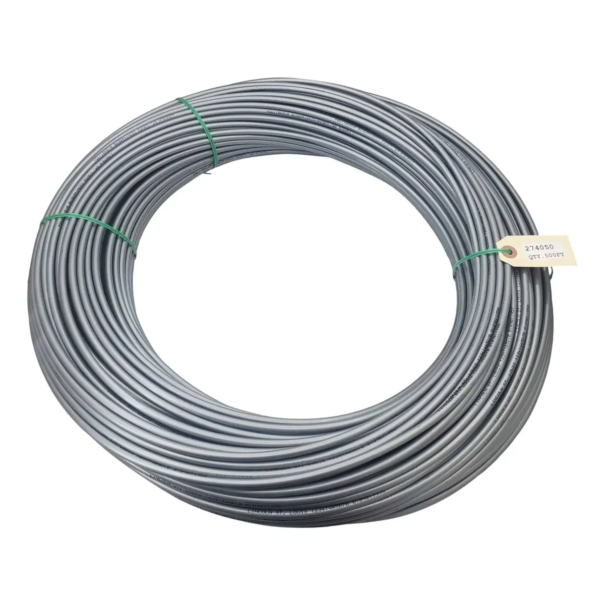 Lincoln 500' Grease Tubing 1/4In Od Gray 1