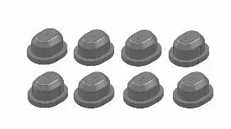 Thunder Tiger Bushmaster Parts Hinge Pin Bushings Pd9458 1