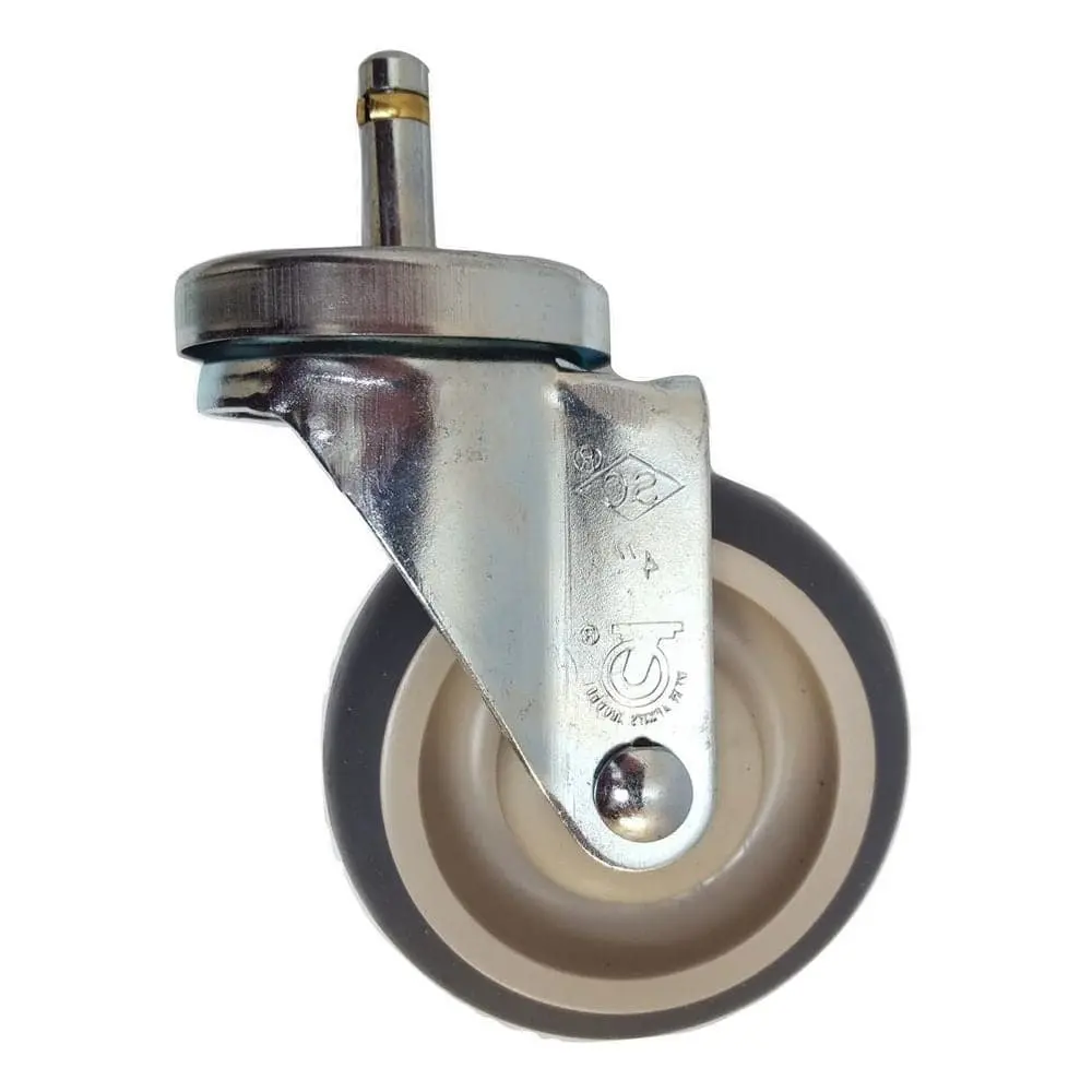 4" X 1-1/4" Thermo-Pro Swivel Grip Ring Stem Caster (7/16") - 250 Lbs. Cap. 1