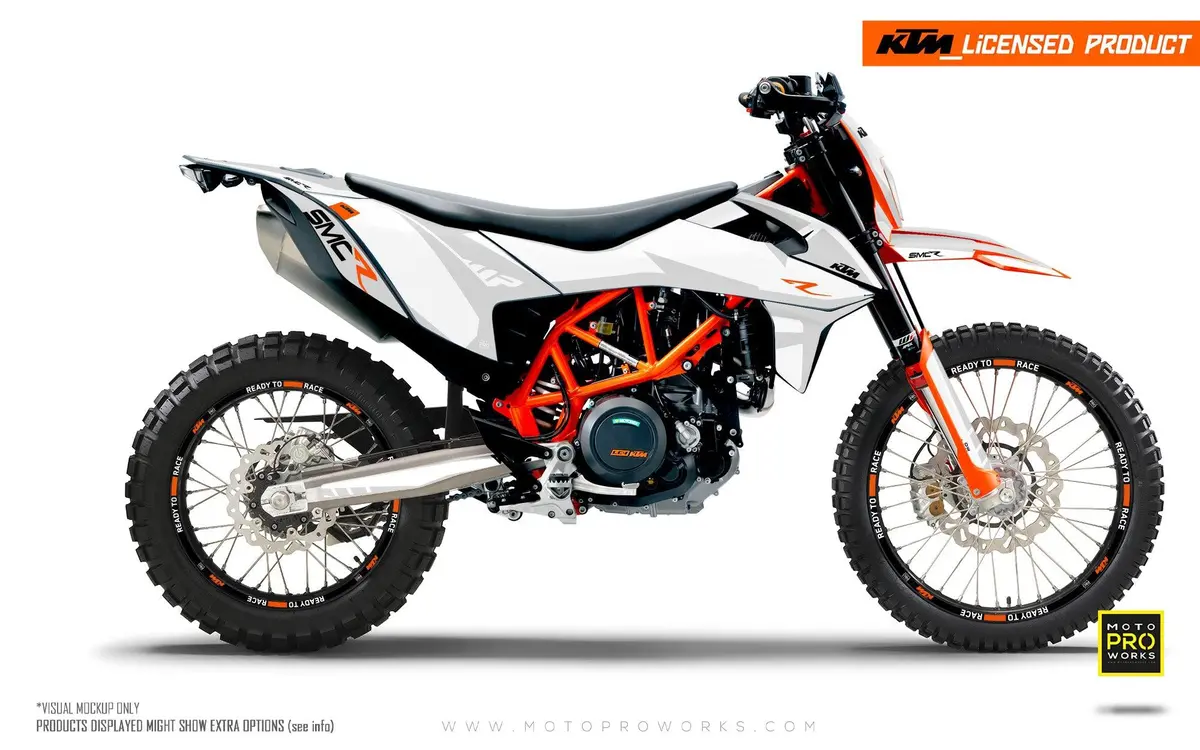 Ktm Graphics - 690 Smc-R "Swift" (White) 2
