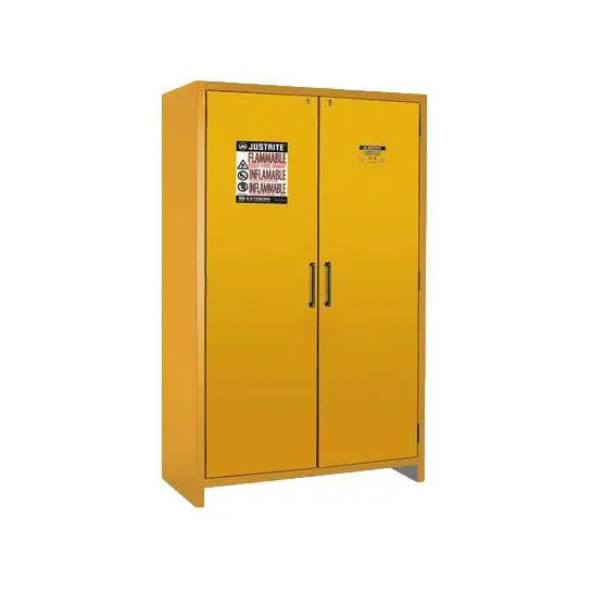 En Flammable Safety Cabinet 90-Minute 45 Gal. 2 Hybrid Close Doors 1