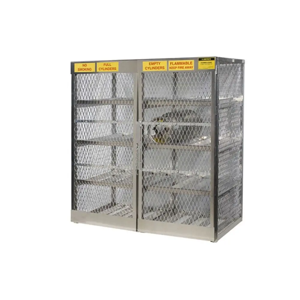 Cylinder Locker For Safe Storage Of 16 Horiz. 20 Or 33-Lb. Lpg Cyl. 1