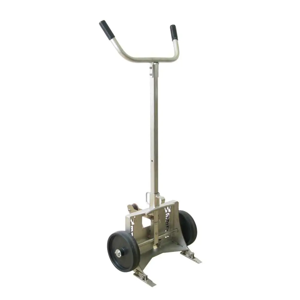 Wesco Knock Down Stainless Steel Drum Truck - Steel Drums 1