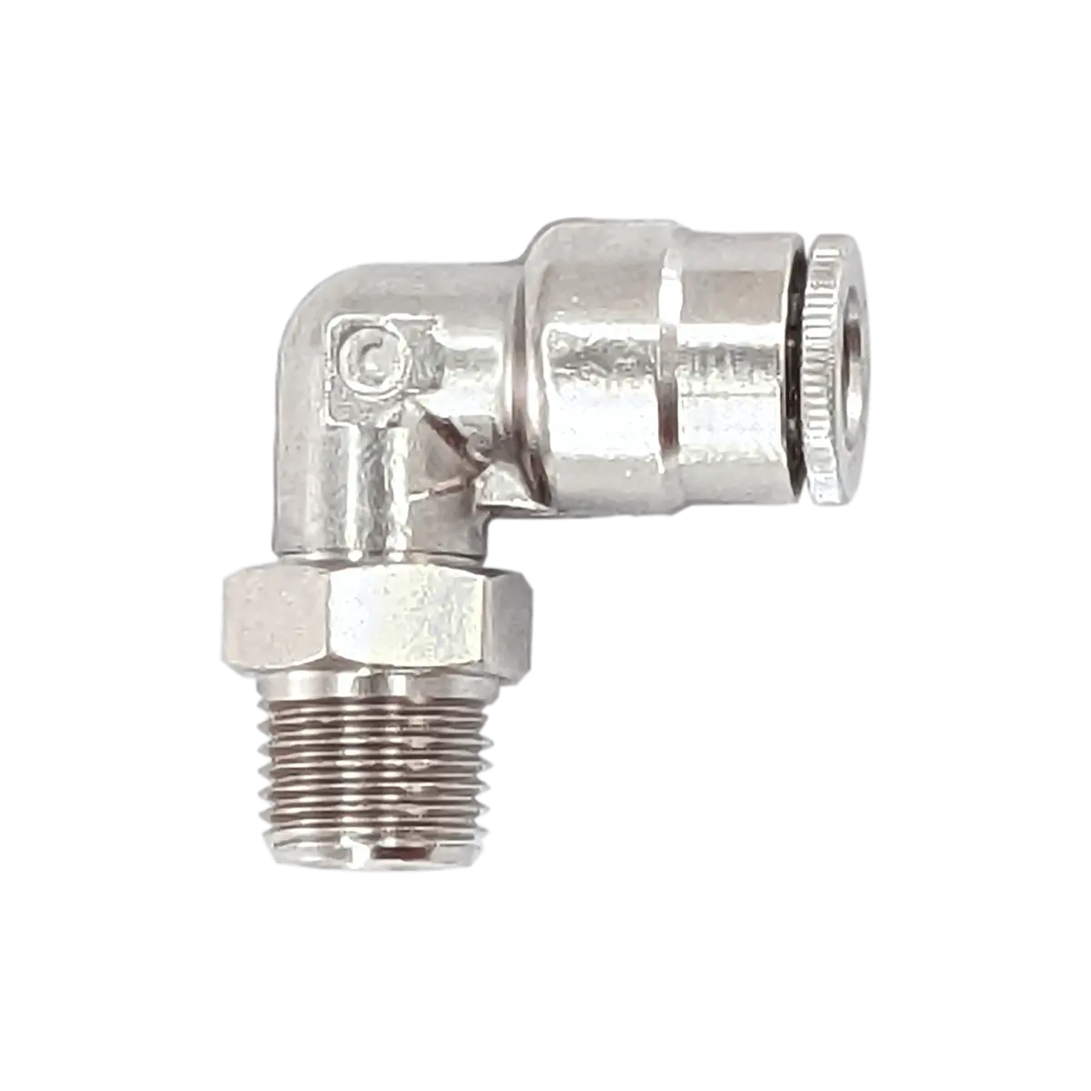 Quicklinc Tubing Adapter - Male 90° Elbow, Swivel 1