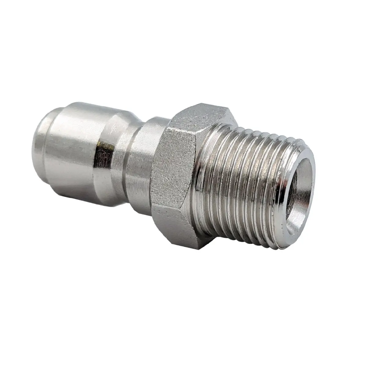 Cleanskin 3/8" Bsp (M) To 3/8" (M) Quick Connect Plug - Cs017 1