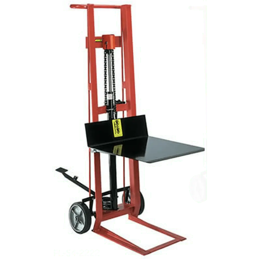 Two-Wheeled Hydraulic Pedalift - 750 Lbs Capacity, 16" X 20" Platform 1