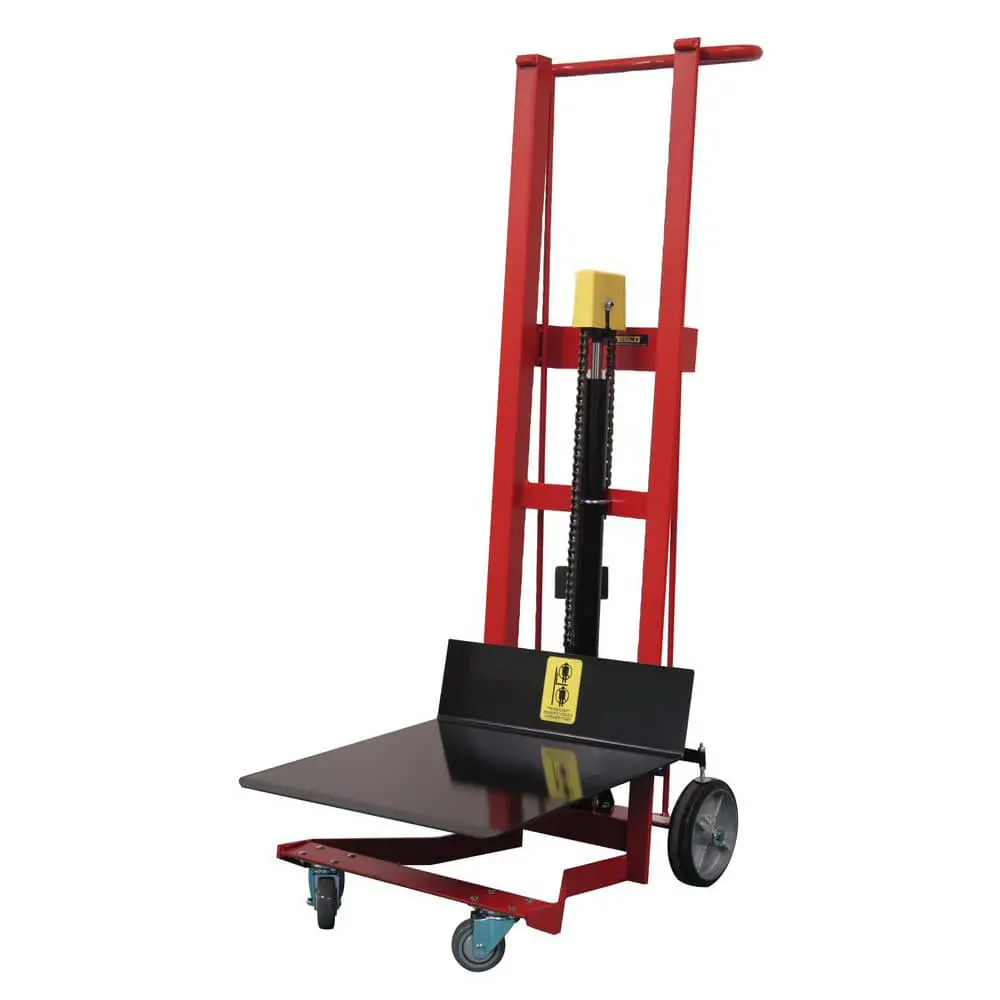 Wesco Four-Wheeled Hydraulic Pedalifts - 750 Lbs Capacity 1