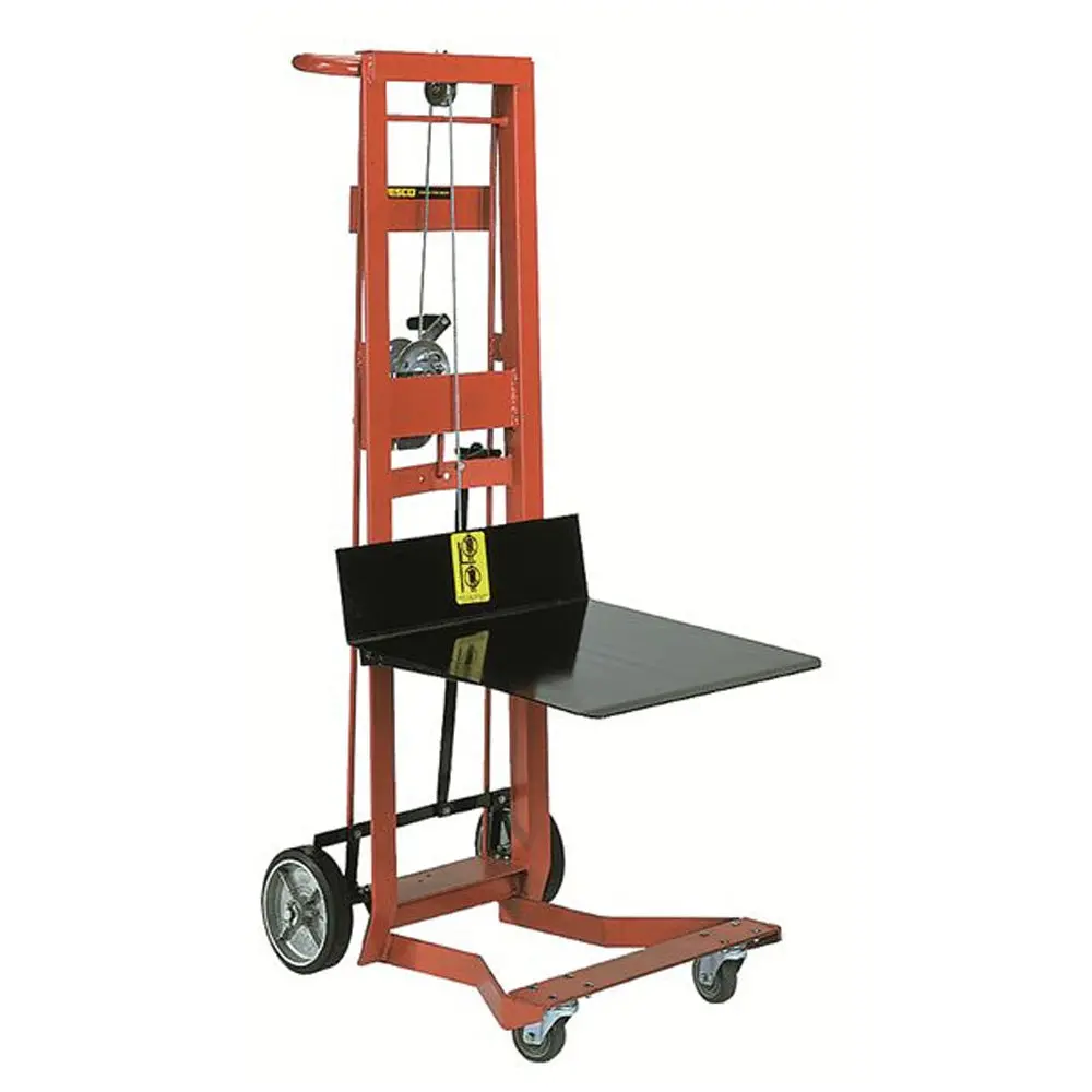 Four-Wheeled Winch Lift With Auto Brake, 750 Lb Capacity 1