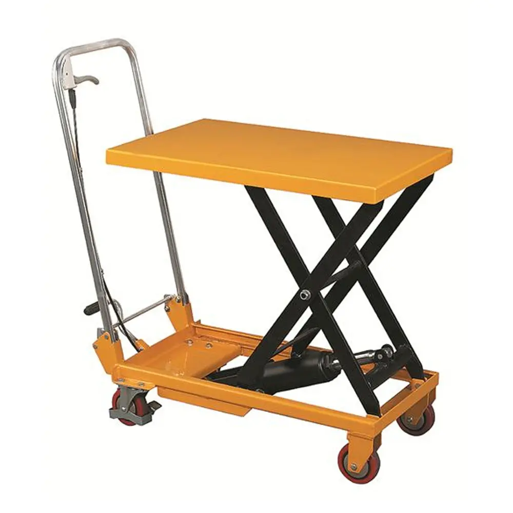 Folding Handle Scissors Lift Table With 330-1100 Lb Capacity 1