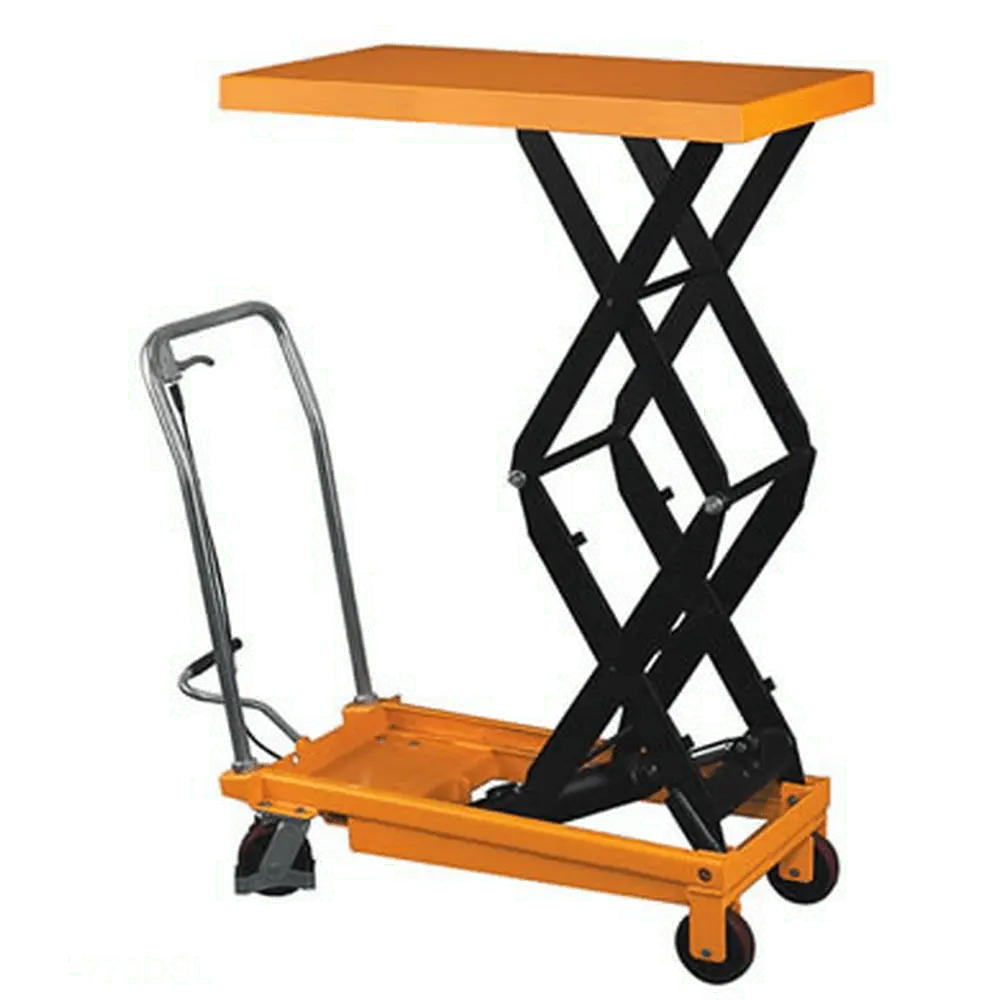 Wesco Double Scissor High Lift Table - 770 Lbs Capacity, 51" Lift 1