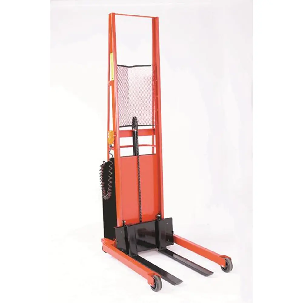 Fixed Base Powered Stacker With 3" X 25" Forks, 1000 Lb Capacity 1