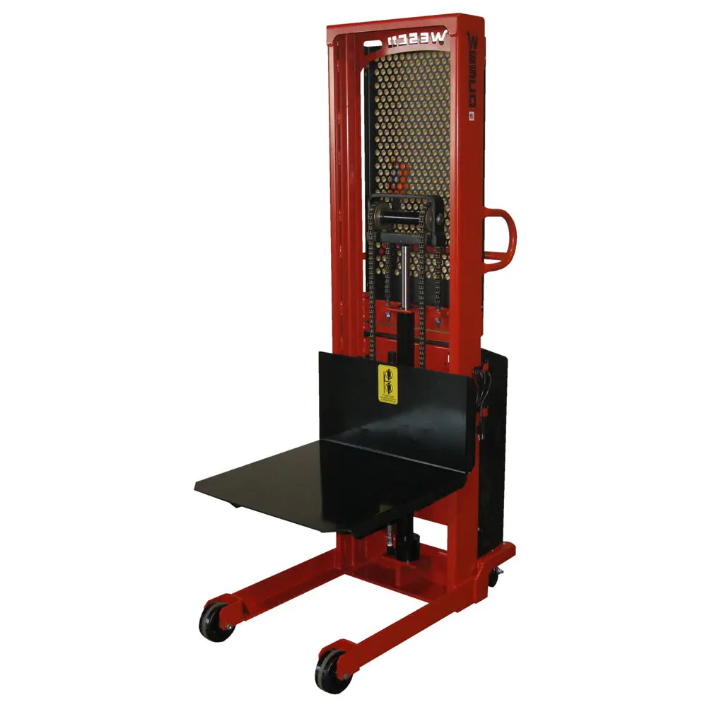 Fixed Base Powered Stacker, 1500-2000 Lb Capacity 1