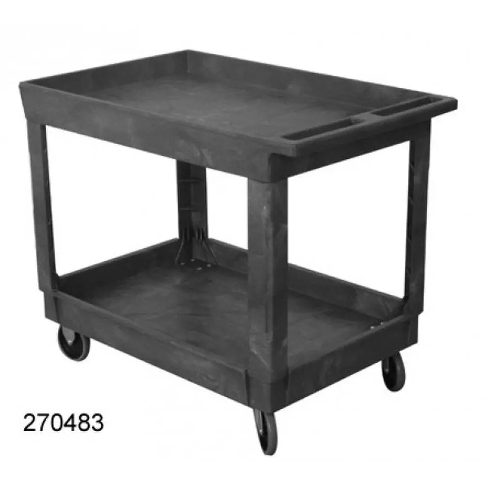 Standard Plastic Service Cart - 24" X 36" - 500 Lbs Capacity 1