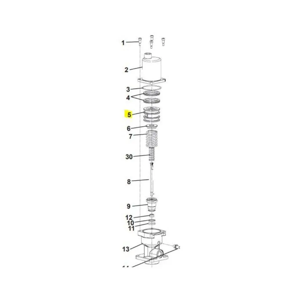 Piston Assembly For 4417, 4459, 4475 And 4489 Pumps - P/N: 271907 1