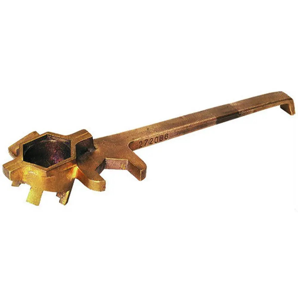 Wesco Deluxe Non-Sparking Drum Plug Wrench - Bronze Alloy 1