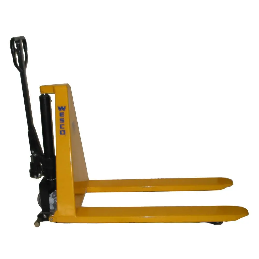 Manual High Lift Pallet Jack - Non-Telescoping, 2200 Lbs Capacity, 27"W X 44.5"L 1