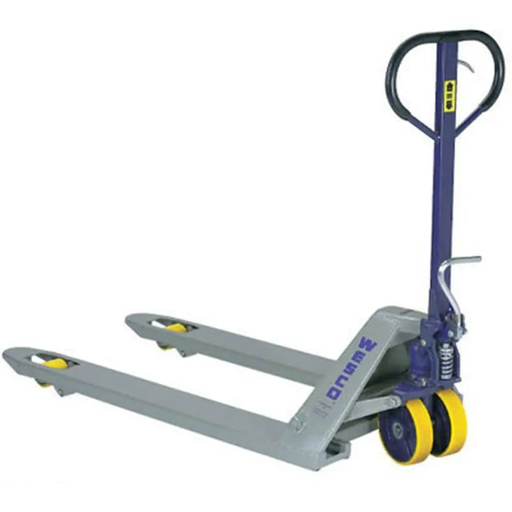 Wesco Deluxe Foot Pump Pallet Jack - 5500 Lbs Capacity, 27"W X 48"L 1