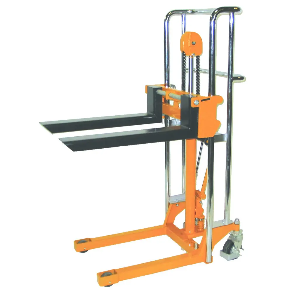 Hydraulic Value Lift With 4" X 25.5" Adjustable Forks, 880 Lb Capacity 1