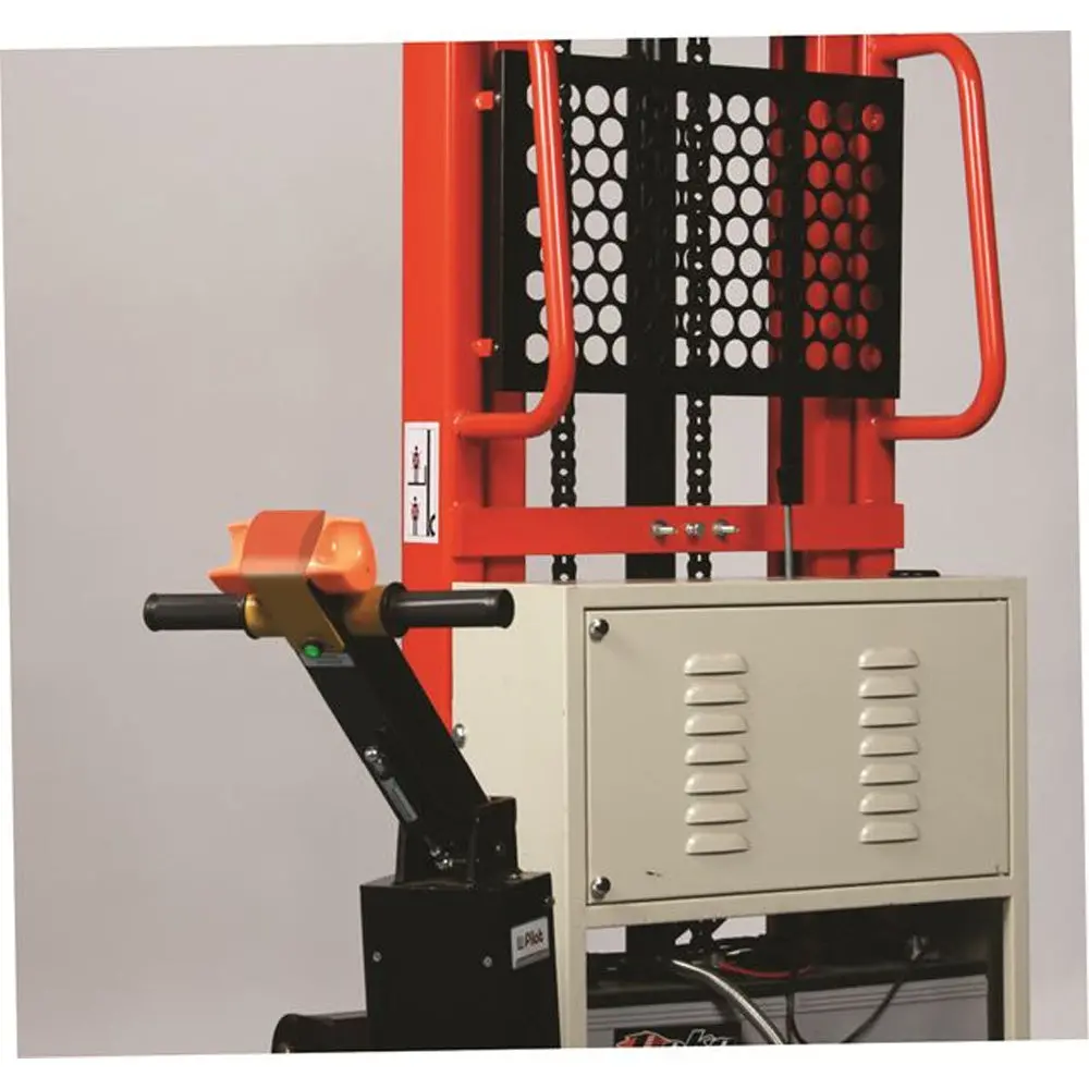 Power Drive Stacker With 5" X 35.25" Adjustable Forks, 2200 Lb Capacity 2