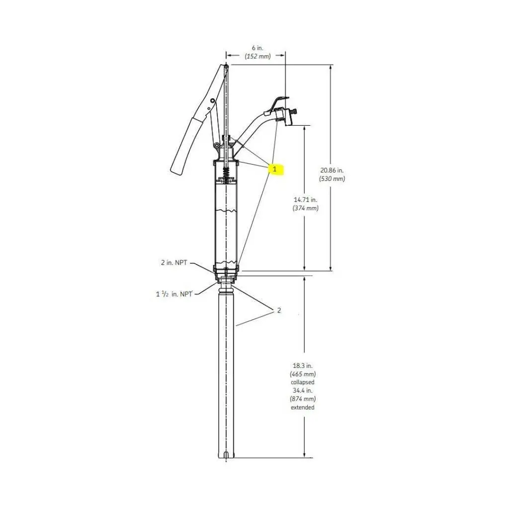 Seal Kit For 1340 Lever Action Drum Pump 1