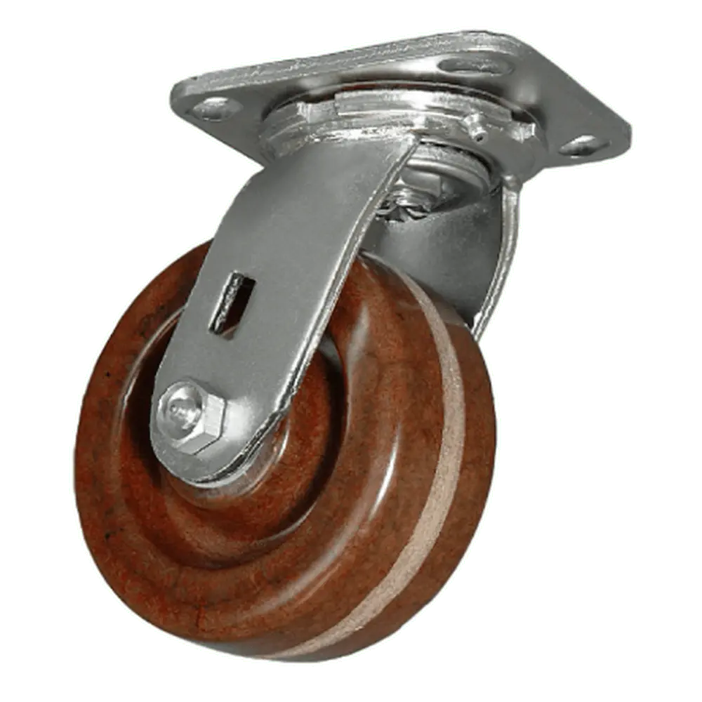 5" X 2" High Temp Phenolic Wheel Swivel Caster - 750 Lbs. Capacity 1