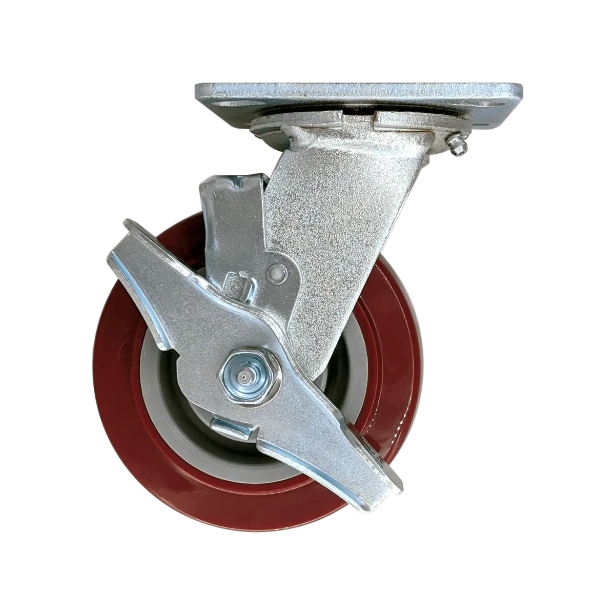 5" X 2" Polymadic Wheel Swivel Caster W/ Top Lock Brake - 750 Lbs. Capacity 2