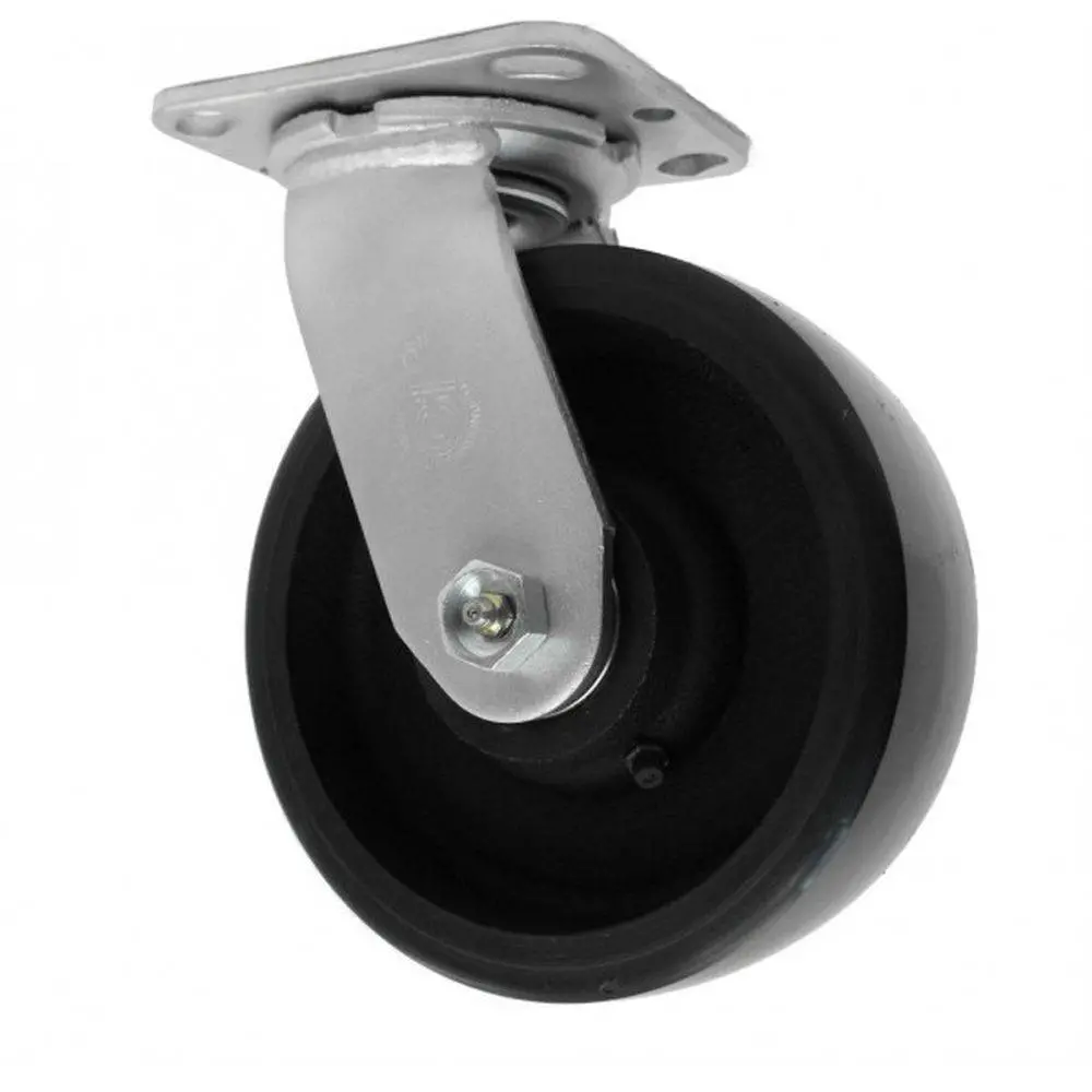 6" X 2" Energy Saver Polyon Cast Wheel Swivel Caster - 1250 Lbs. Capacity 1
