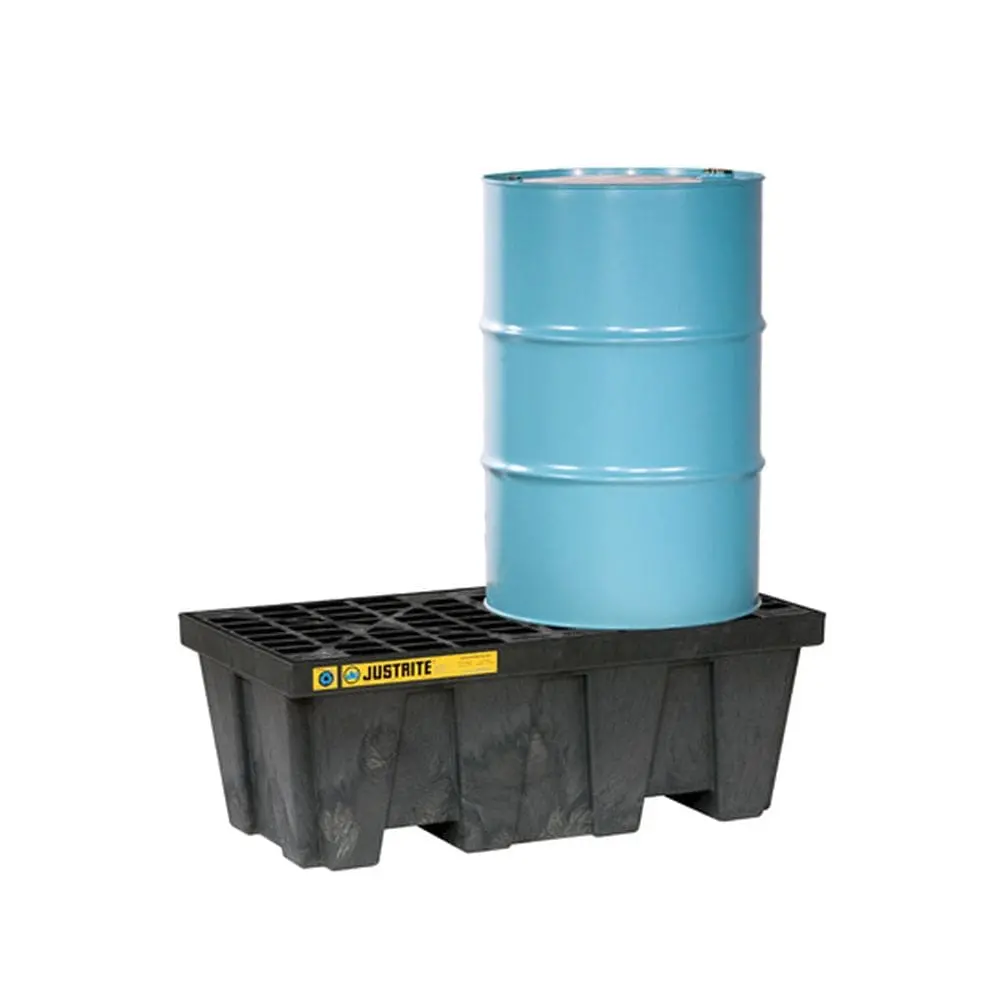 Ecopolyblend Spill Control Pallet, 2 Drum, Recycled Polyethylene 1
