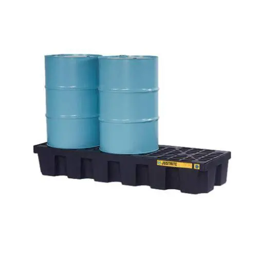 Ecopolyblend Spill Control Pallet, 3 Drum, Recycled Polyethylene 1