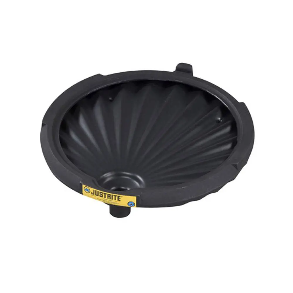 Ecopolyblend Funnel For Non-Flammables, 30 And 55-Gal Drums, Black 1