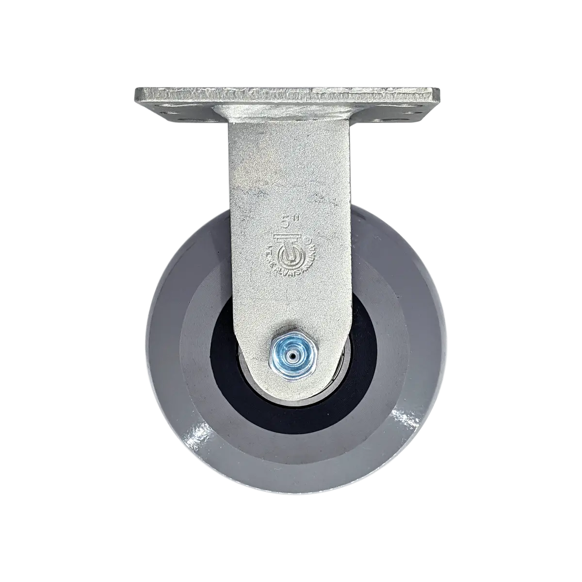 5" X 2" Ergolastomer Wheel Rigid Caster - 1,400 Lbs. Capacity 1
