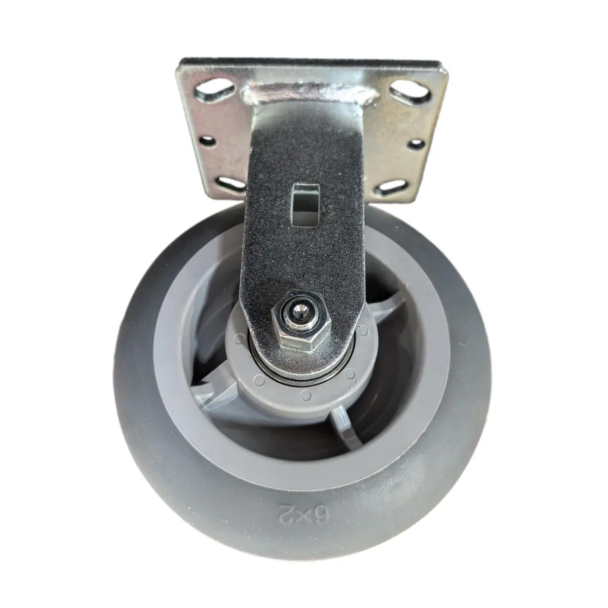 6" X 2" Thermo-Pro Wheel Rigid Caster - 500 Lbs. Capacity 2