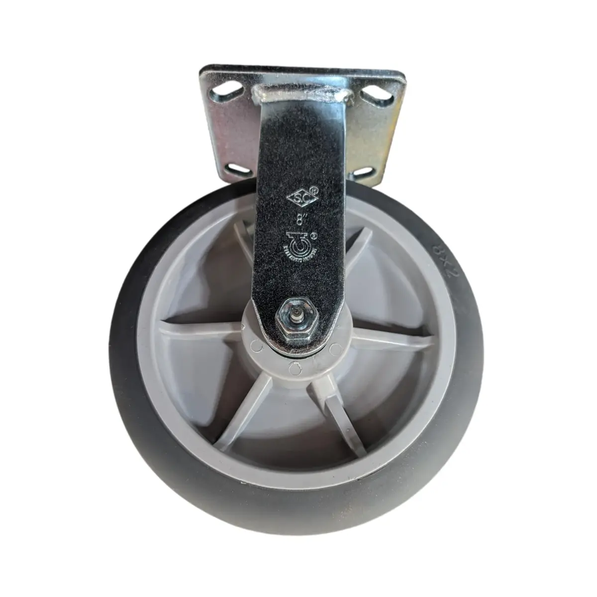 8" X 2" Thermo-Pro Wheel Rigid Caster - 600 Lbs. Capacity 1