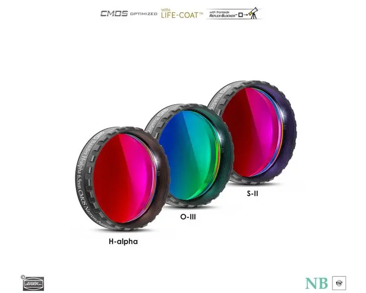 Baader 6.5Nm Narrowband Filters – Cmos-Optimized (H-Alpha / O-Iii / S-Ii) 1
