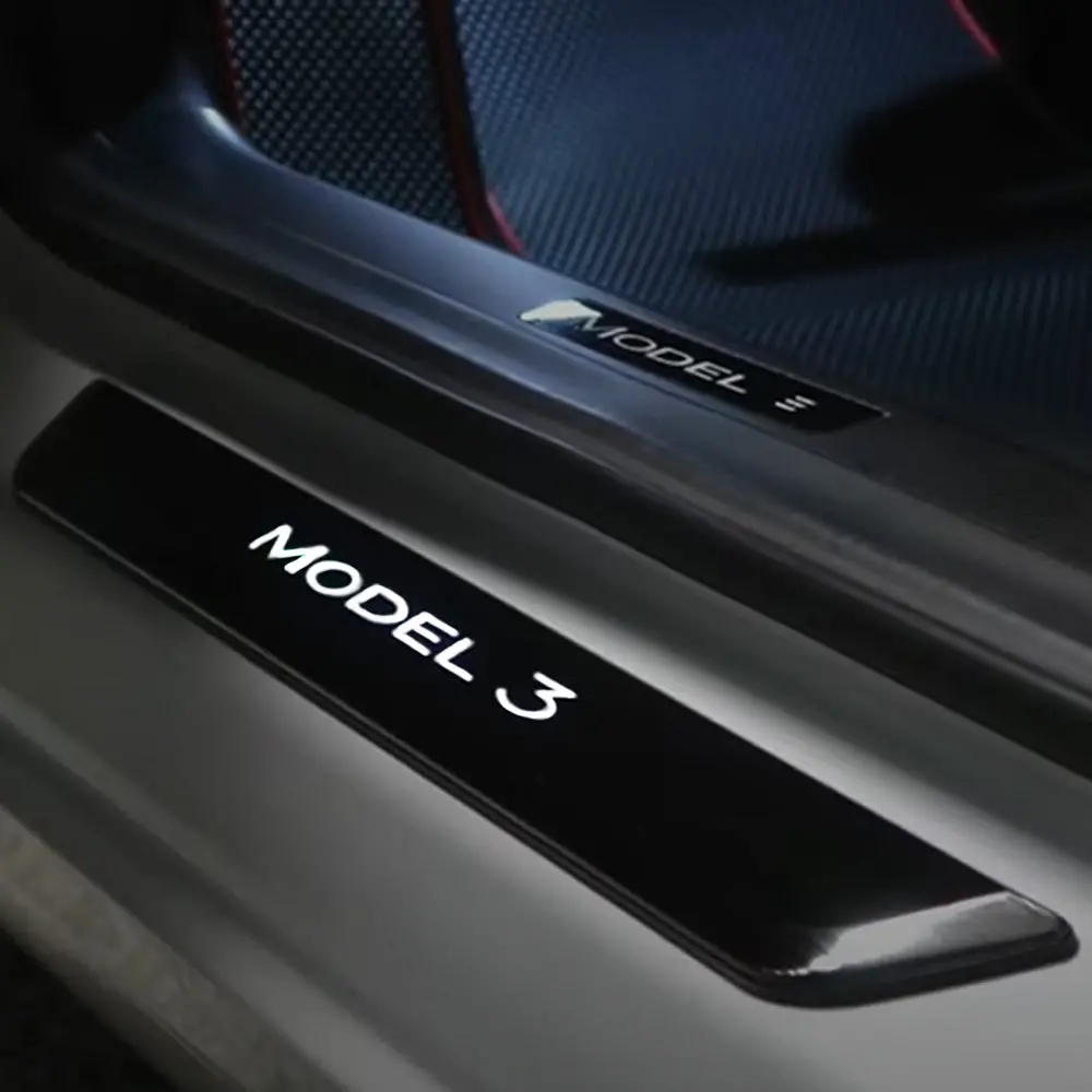Model Y Led Illuminated Door Sill 2