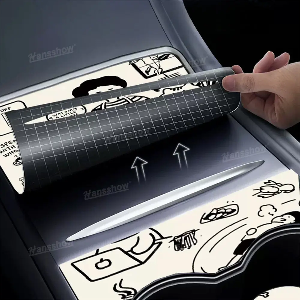 Model Y/3 Upgarde Center Console Wrap Cover-Composite Leather Sticker Kit... 1