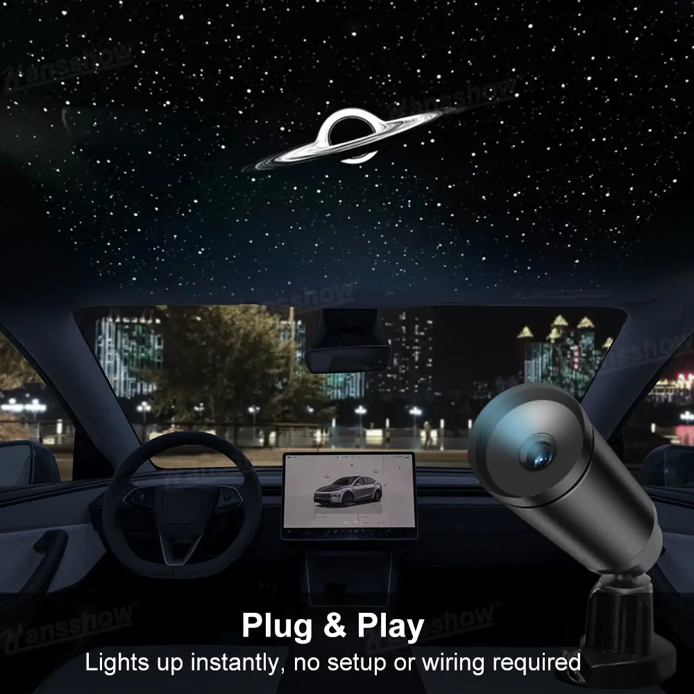 Sunroof Star Projector Light For Tesla Space Ambient Lighting Inspired By... 2