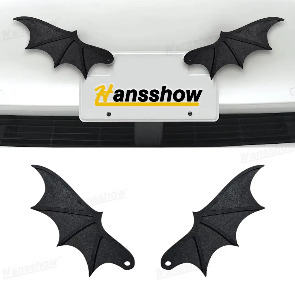 License Plate Bat Wing Kit Easy Bolt On Decoration For Tesla Model Y Juniper... 1