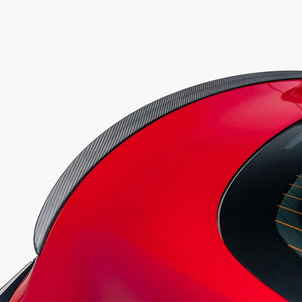 Model 3/Y Real Carbon Fiber Rear Trunk Lip Spoiler For Tesla Model Y 2