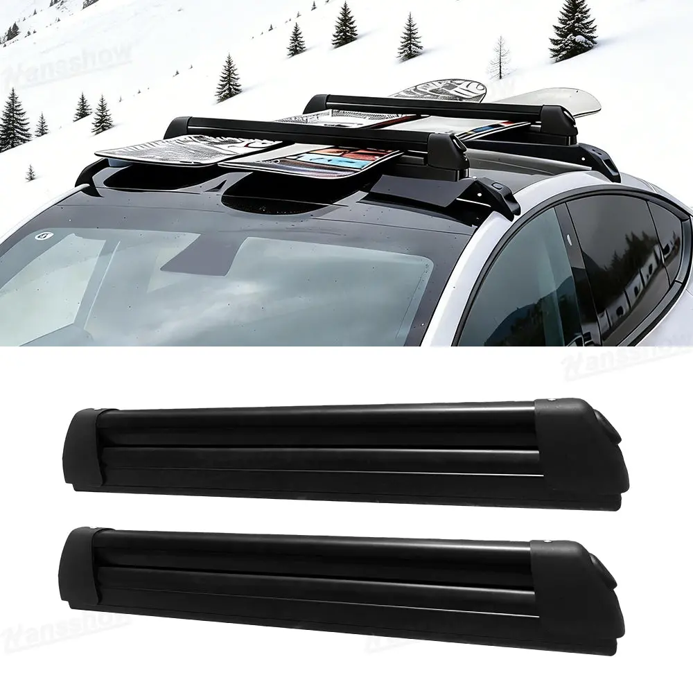 Model Y/Y Juniper Ski Rack Aluminum Snowboard Roof Rack With Anti-Theft Lock 1